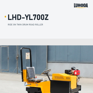 LHD-YL700Z 700mm Ride On Twin Drum Vibratory Road Roller