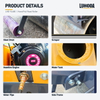 Steel drum, scraper, engine, water tank, water pipe and side frame details of the LHD-YL600
