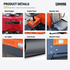 Brand engine, control panel, operator seat, car lights, front drum and machine frame details of the LHD-YL700Z 1ton roller