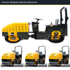 LHD-YL800Q road roller packed and loaded for export delivery