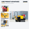 LHD-YL700Z 700mm Ride On Twin Drum Vibratory Road Roller