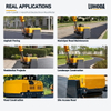 LHD-YLS600 tandem roller compacting asphalt on roads, car parks, residential streets and park paths