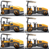 LHD-YL1100 EPA road roller working scenes across highway and site applications