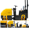 LHD-YL800Q road roller key features and detail close-ups